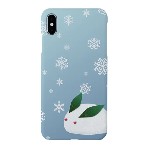 雪うさぎ snow rabbit スマホケース