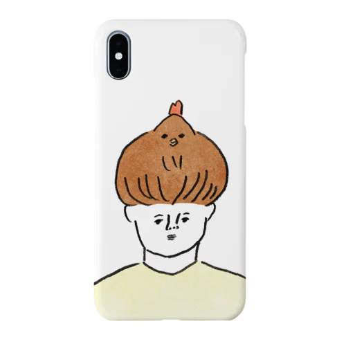 頭にニワトリ Smartphone Case