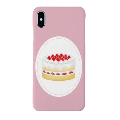 いちごのケーキ ピンク Smartphone Case