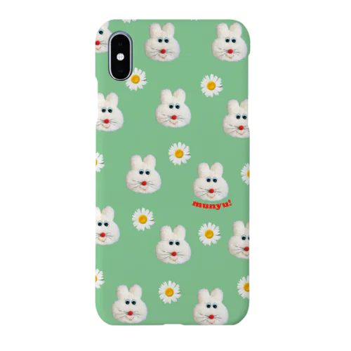 プクプクとお花ぽこぽこ(ミント) Smartphone Case