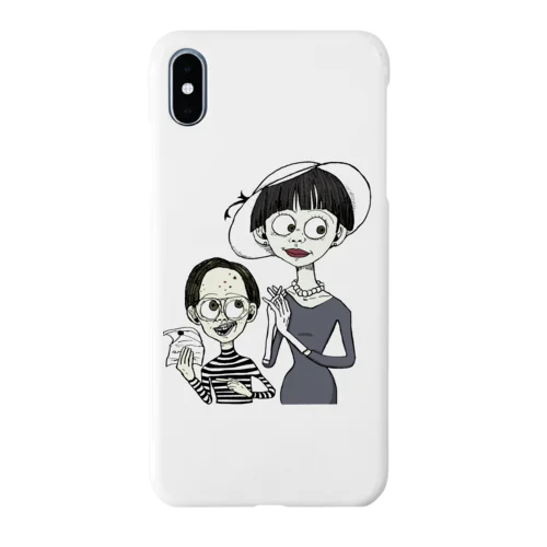 不思議な親子 iPhone Smartphone Case
