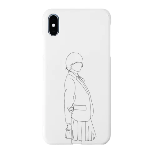 女の子 制服 ワンポイント Smartphone Case