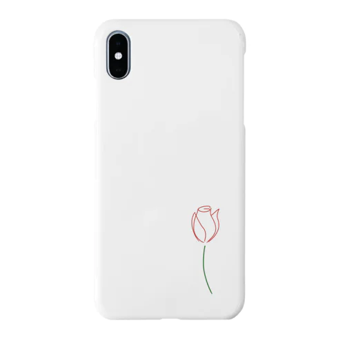 1輪のバラ iPhone Smartphone Case