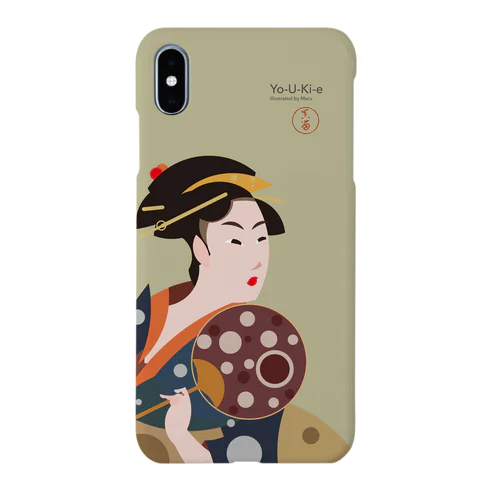 Yo-U-Ki-e「高島おひさ」（浮世絵）スマホケース Smartphone Case