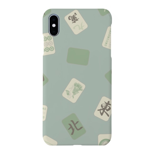 麻雀レトログリーン Smartphone Case