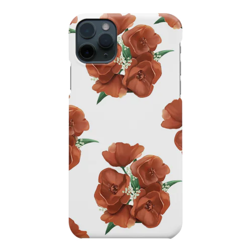 Flower case Ⅰ 【White】 Smartphone Case