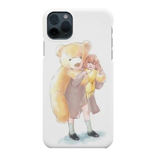 bear meets girl Smartphone Case