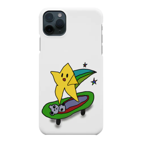 初心者スケーター星くんTシャツ Smartphone Case