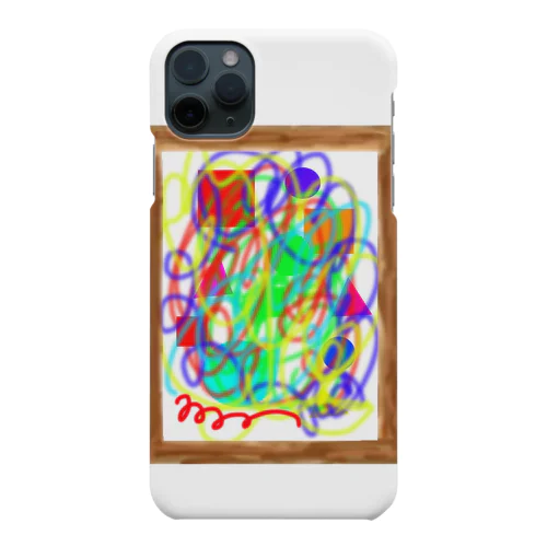 見る人によって見えてくるものが違う絵 Smartphone Case