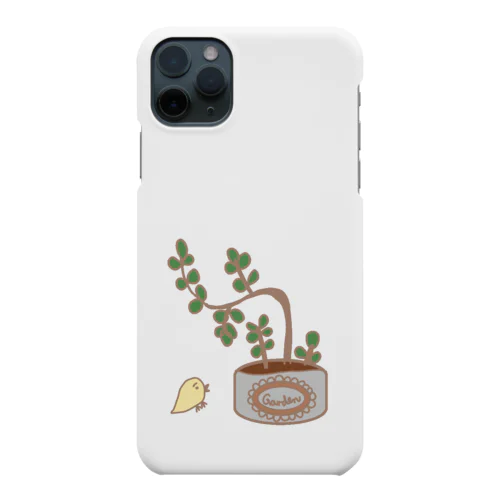 トリと植木鉢 Smartphone Case