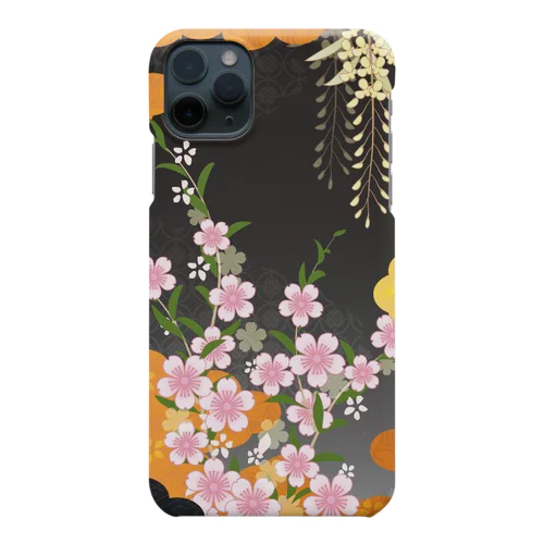 和柄のスマホケース Smartphone Case