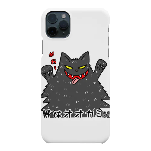 男はオオカミ携帯ケース Smartphone Case