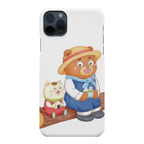 くまおじさんとねこ Smartphone Case