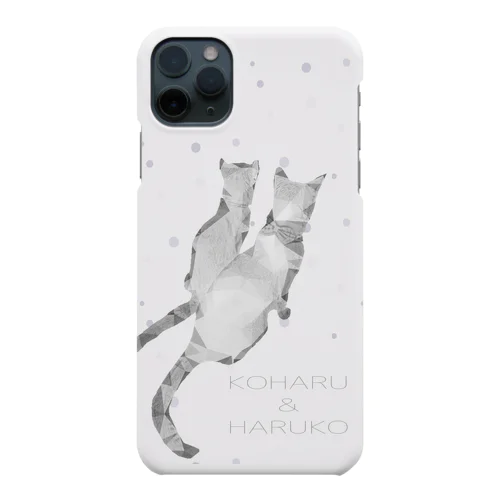 こはるとはる虎寄り添い　猫　ねこ　ネコ Smartphone Case