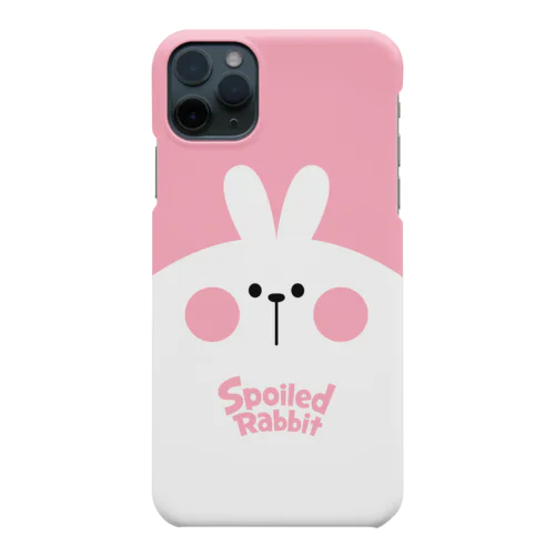 Spoiled Rabbit - Pink / あまえんぼうさちゃん - ピンク スマホケース