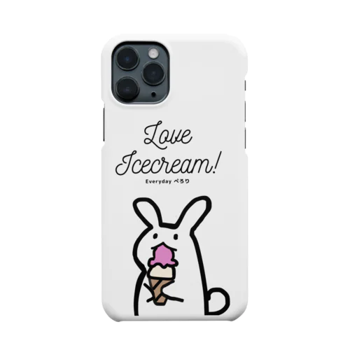 アイスを愛す/There is no love sincerer than the love of food. Smartphone Case