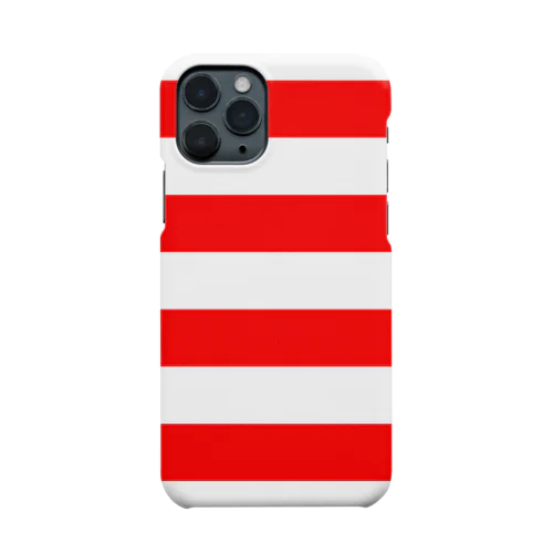 Border Stripe (Red) スマホケース