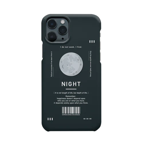 夜にどうしても考え込んじゃう人の為のiPhoneケース Smartphone Case