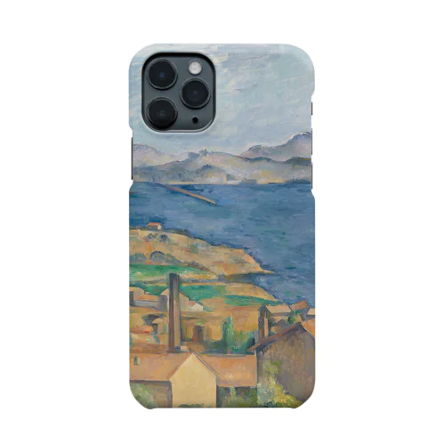 017-002　ポール・セザンヌ　『マルセイユの入江、レスタックからの眺め』　スマホケース　表側面印刷　iPhone 11Pro専用デザイン　SC1 Smartphone Case