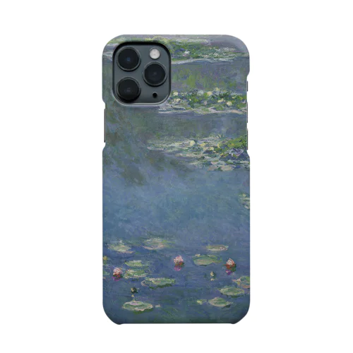 004-012　クロード・モネ　『睡蓮』（1906年）　スマホケース　表側面印刷　iPhone 11Pro専用デザイン　SC1 Smartphone Case