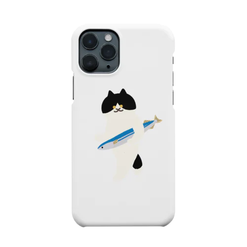 盗んだサンマと歩き出すねこ Smartphone Case