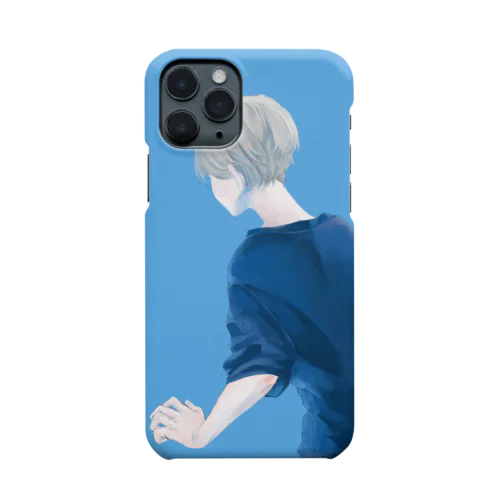 『ウセモノ』蒼い少年 iPhone Smartphone Case