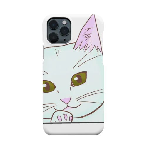 つぶらな瞳のシロネコちゃん Smartphone Case