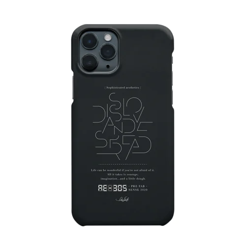 PREFAB-305 / Iphone Case - Classic Black Smartphone Case