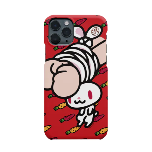 【各20点限定】汎用うさぎ(1/red) Smartphone Case