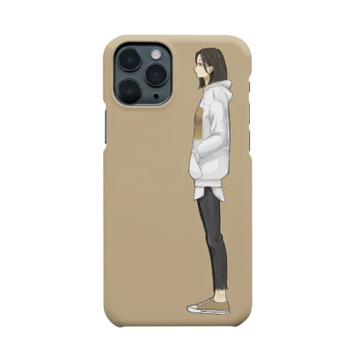 パーカー女子 iPhone Smartphone Case