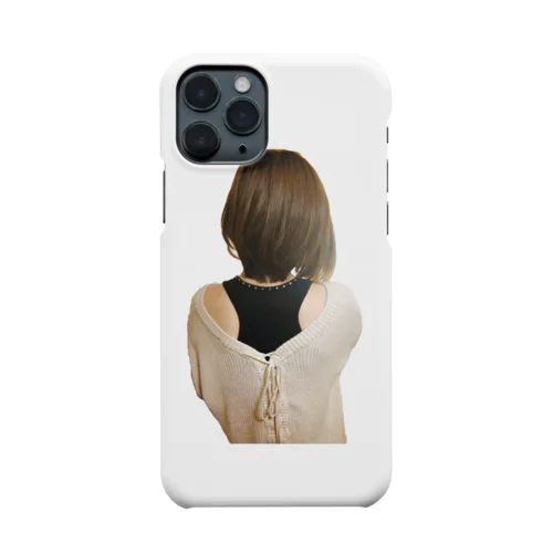 後ろ姿の女性 Smartphone Case