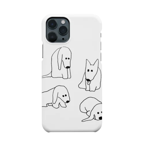 4匹のイヌたちのやつ Smartphone Case