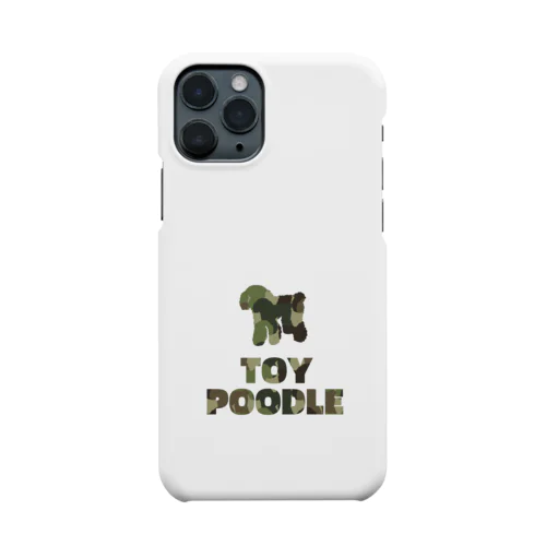 トイプードル　迷彩柄 Smartphone Case