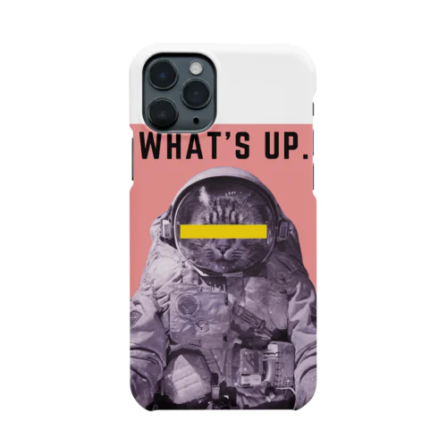 WHAT`S UP SPACE CAT スマホケース