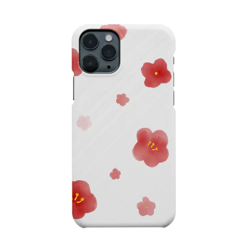 花(赤) Smartphone Case