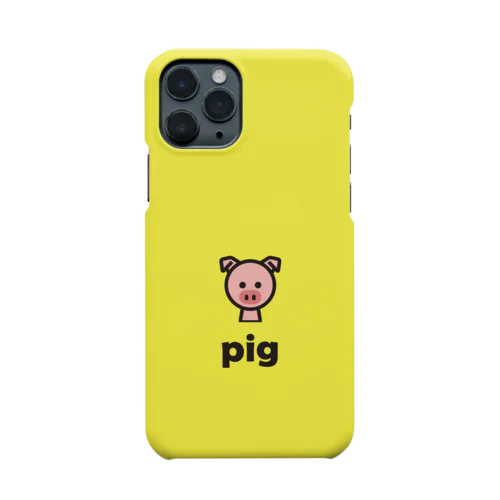 ブタ(イエロー) Smartphone Case