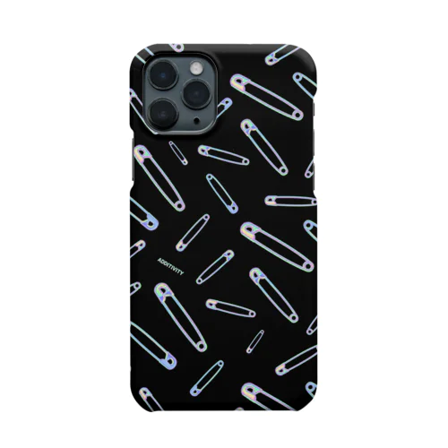  【ADDITIVITY】 セーフティーピン #HOLO Black スマホケース用 スマホケース