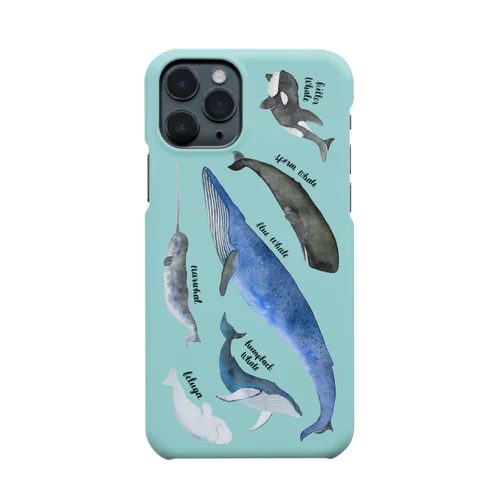 クジラまみれ iPhone11pro用 Smartphone Case