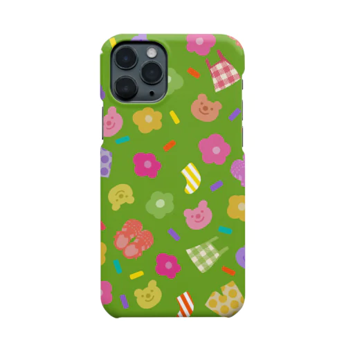 ちゃみくまポップ GREEN Smartphone Case