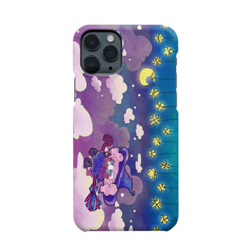 🧹そらとぶ魔法使い(横向き) Smartphone Case