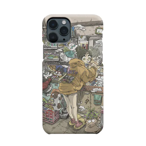 気まぐれ珍獣戯画『朝の準備』 Smartphone Case