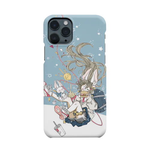 月見スマホケース Smartphone Case