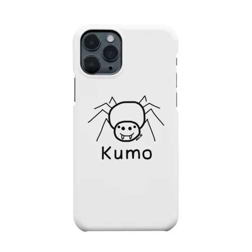 Kumo (クモ) 黒デザイン スマホケース