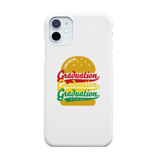 graduation burger Smartphone Case