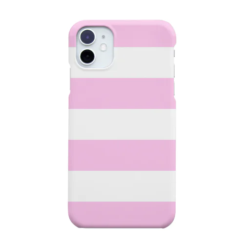 Border Stripe (Pink) スマホケース