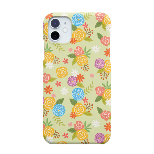 花柄のスマホケース Smartphone Case