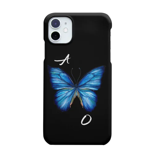 青い蝶🦋スマホケース Smartphone Case