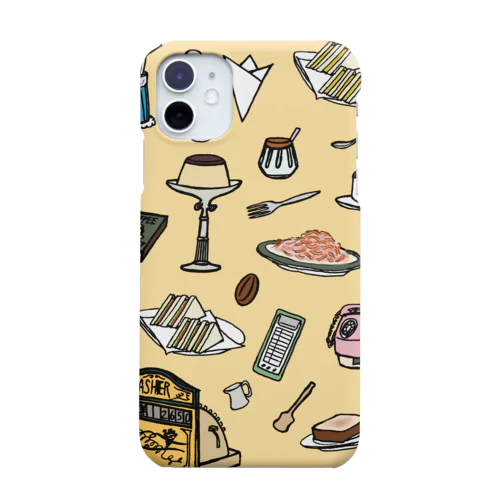 純喫茶　いろどり　背景つき Smartphone Case