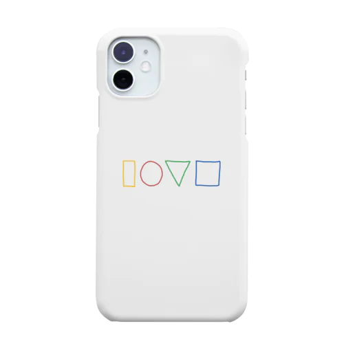 LOVE(透明) Smartphone Case