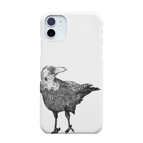 ペン画カラス Smartphone Case